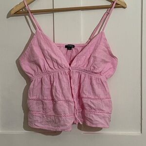Pink Baby Doll Top